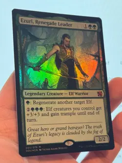 1X FOIL Ezuri, Renegade Leader NM MTG Magic DDU Duel Deck Elf Commander EDH - Image 3
