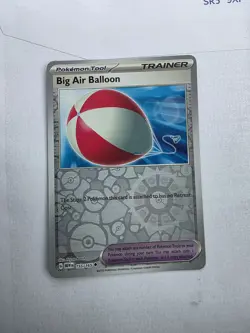 Pokemon Card Big Air Balloon 155/165 Reverse Holo Scarlet Violet 151 Holo - Image 1