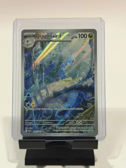Dragonair 181/165 Illustration Rare Pokemon Scarlet & Violet 151 Near Mint - Image 1