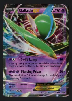 Gallade EX 34/108 XY Roaring Skies Ultra Rare Pokemon TCG - Image 1