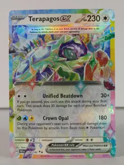 Terapagos ex - Double Rare - Stellar Crown - POKEMON 128/142 -L1 - Image 1