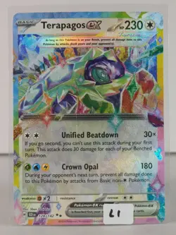 Terapagos ex - Double Rare - Stellar Crown - POKEMON 128/142 -L1 - Image 5