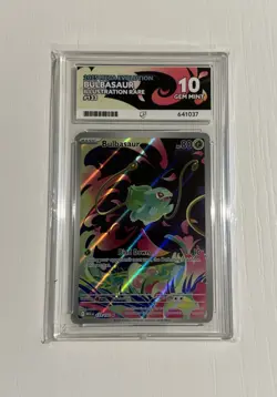 Pokemon Bulbasaur Illustration Rare 133/132 Mega Evolution Ace 10 - Image 1