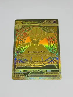 Pokemon TCG Mega Evolutions Mega Gardevoir EX 187/132 Mega Hyper Rare Gold NM - Image 1