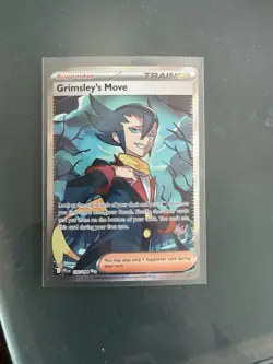 Grimsley's Move 120/094 Pokemon TCG Phantasmal Flames Ultra Rare Holo Full Art - Image 1