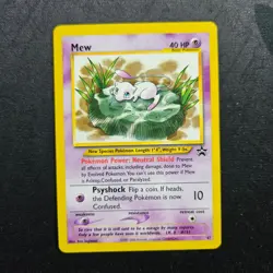 Pokemon Lily Pad Mew BLACK STAR 47 - WOTC PROMO - League 2002 - Image 1
