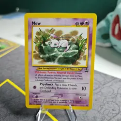 Pokemon Lily Pad Mew BLACK STAR 47 - WOTC PROMO - League 2002 - Image 3