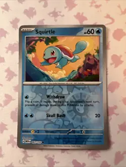 Pokemon Reverse Holo Squirtle SV: Scarlet & Violet 151 007/165 NM - Image 1