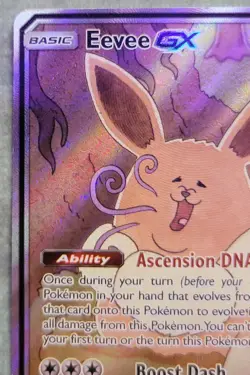 Eevee GX SM233 Sm Promo Holo Illustration Rare Full Art Pokemon LP - Image 2