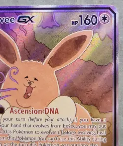 Eevee GX SM233 Sm Promo Holo Illustration Rare Full Art Pokemon LP - Image 3