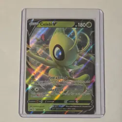 Pokemon Celebi V Ultra Rare Full Art Holo Sword & Shield 001/202 180 HP English - Image 1