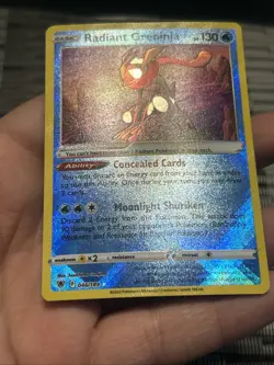 Pokemon TCG Radiant Greninja 046/189 Astral Radiance 2022 Radiant Rare Holo- NM - Image 3