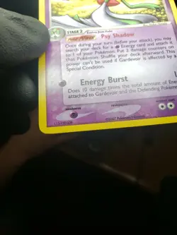 Gardevior 9/108 Pokemon Holo Ex Power Keepers - Image 3