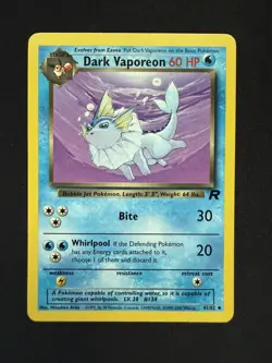 Pokemon TCG - Dark Vaporeon 45/82 - Team Rocket - LP - Image 1