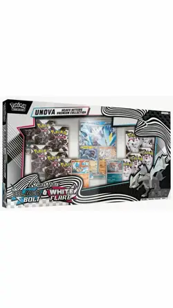 Pokemon TCG Unova Heavy Hitters Premium Collection Box Black Bolt & White Flare - Image 1