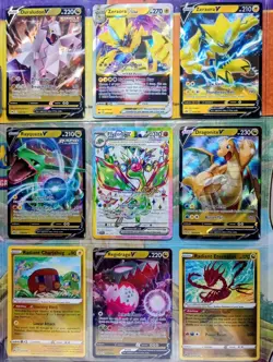 Pokemon TCG: Mixed Binder Collection Random Lot IR AR Full Art VSTAR Promo Holo - Image 1