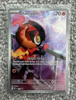 Charcadet 022 Black Star Promo Pokemon TCG Phantasmal Flames - Image 1