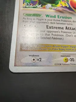 Pokemon TCG Flygon Lv. X World Championship 2009 Singles 105/111 NM - Image 5