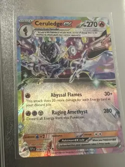 Pokemon TCG | Ceruledge ex 036/191 Sv08: Surging Sparks Holo Pack Fresh NM+ - Image 1
