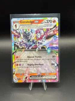 Pokemon TCG | Ceruledge ex 036/191 Sv08: Surging Sparks Holo Pack Fresh NM+ - Image 1