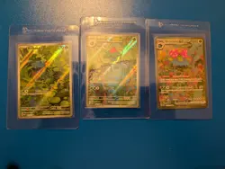 Pokemon TCG 151 Bulbasaur, Ivysaur And Venusaur EX 198 all 3 English - Image 1