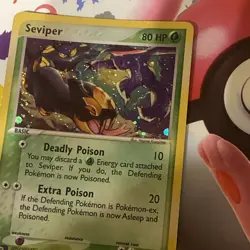 Pokemon TCG Seviper EX Sandstorm 11/100 Reverse Holo Holo Rare 2003 Nintendo - Image 1