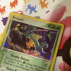 Pokemon TCG Seviper EX Sandstorm 11/100 Reverse Holo Holo Rare 2003 Nintendo - Image 3