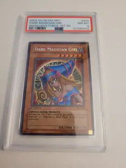2003 YU-GI-OH! MFC-MAGICIAN'S FORCE 1ST ED #000 DARK MAGICIAN GIRL PSA 8 - Image 1