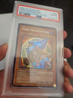 2003 YU-GI-OH! MFC-MAGICIAN'S FORCE 1ST ED #000 DARK MAGICIAN GIRL PSA 8 - Image 2
