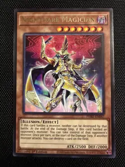 Yugioh! Nightmare Magician PHRE-EN047 Rare 1st Ed NM - Image 1