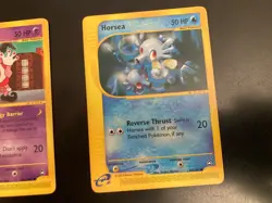 Lot of *3* 2002 Pokemon Aquapolis Cards: #85/HORSEA + #95 a+b/MR. MIME **NM** - Image 4