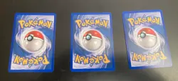 Lot of *3* 2002 Pokemon Aquapolis Cards: #85/HORSEA + #95 a+b/MR. MIME **NM** - Image 5