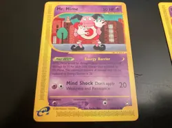 Lot of *2* 2002 Pokemon Aquapolis Cards: #95 a + 95 b/MR. MIME **NM** - Image 2