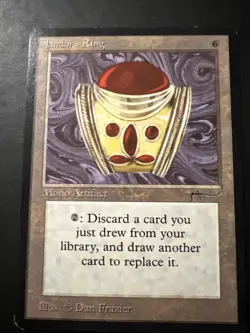 Jandors Ring Arabian Nights MTG Magic the Gathering CCG card - Image 1