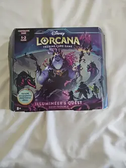 Disney Lorcana Trading Card Game Illumineer’s Quest Deep Trouble - NEW - - Image 1