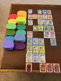 Lot of 34/48 Digimon Taco Bell Metal Cards, Includes 31 Duplicates, Digivices - Image 2