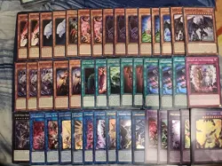 Yugioh 45 Card Yubel Fiendsmith Deck Core Engraver Spirit Unchained Phantom - Image 1