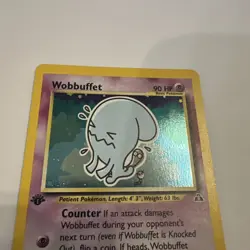 Wobbuffet Neo Discovery 1st Edition 16/75 Holo Pokemon Card - Image 4