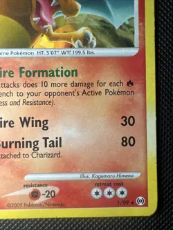 Charizard - (Cracked Ice Holo) 001/099 Miscellaneous Cards & Products Holo Lp - Image 4