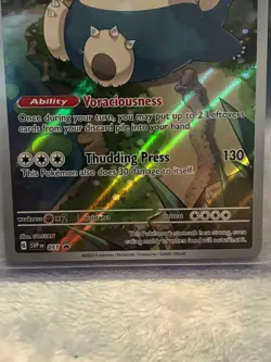 Snorlax 051 Promo Sv: Scarlet & Violet 151 Promo Cards Holo - Image 2