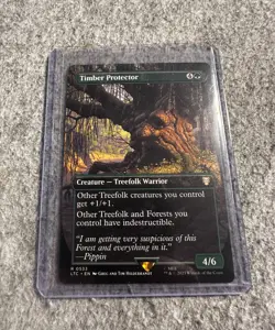 MTG - Timber Protector Borderless - The Lord of the Rings 533 - Image 1