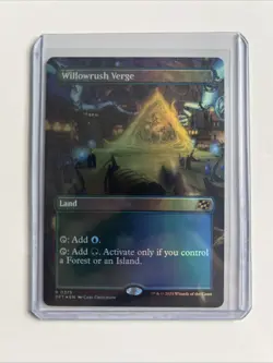 MTG Aetherdrift - Willowrush Verge 375 Borderless Foil a16 - Image 1