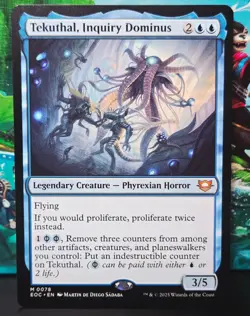 magic the gathering - Tekuthal, Inquiry Dominus - Legendary Creature - Phyrexian - Image 1