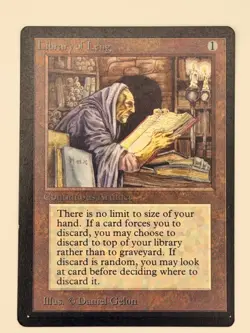 Library of Leng Beta NM-/LP MTG Magic the Gathering - Image 1