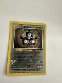 Pokemon 1st Edition Neo Revelation Magneton Holo 10/64 - Image 1