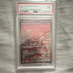 2023 Pokemon TCG Mew ex #053 Sv: Scarlet & Violet Promo Holo PSA 9 - Image 1