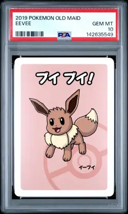 2019 POKEMON OLD MAID EEVEE PSA 10 - Image 1