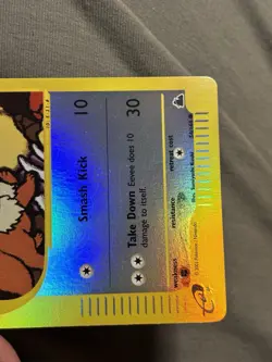 Eevee 54/144 Reverse Holo Skyridge Pokemon NM - Image 4