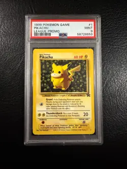 1999 Pokemon League Promo #1 - "Ivy" Pikachu - MINT - PSA 9! - Image 1