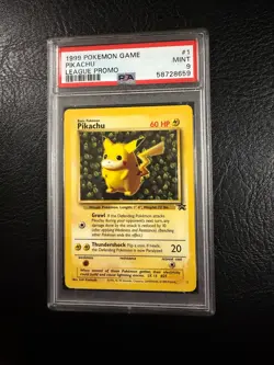 1999 Pokemon League Promo #1 - "Ivy" Pikachu - MINT - PSA 9! - Image 2